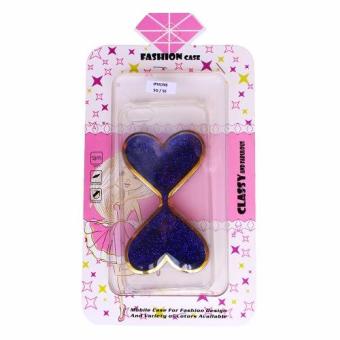 Fashion Case Gliter Love Casing for iPhone 5 / 5s - Blue