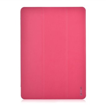 DEVIA Smart Leather Case Tri-fold Cover for iPad Pro 9.7 Inch - Rose - intl