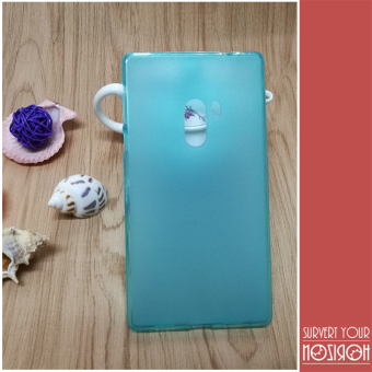 NOZIROH Xiaomi Mi MIX Soft Silicon Cover Xiaomi MIX 6.4 inch Phone Case Matte Blue Color