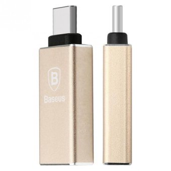 Baseus Rui Series USB 3.0 to USB 3.1 Type C Adapter Converter - Champagne Gold