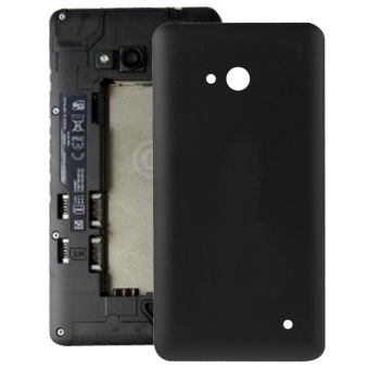 Yg dilapisi dgn embun beku Surface belakang plastik penutup penggantian untuk perumahan Microsoft Lumia 640 (Hitam)