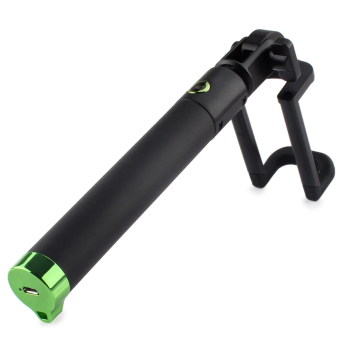 ZUNCLE Integrated Foldable Smart Shooting Bluetooth Smartphone Selfie Stick(Green)