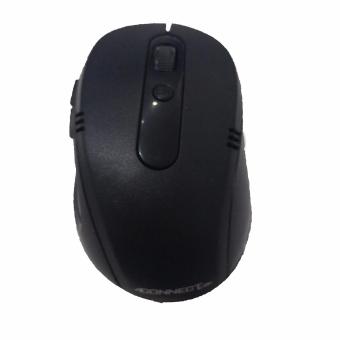 4connect Optical Wireless 2.4GHz Mouse -Black