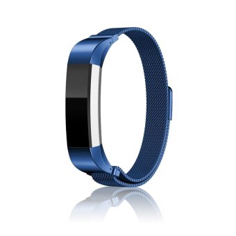 Fitbit Alta Strap Bands, Lantoo Milanese Magnetic Loop Stainless Steel Replacement Watch Band for Fitbit Alta Smart Watch（Blue）