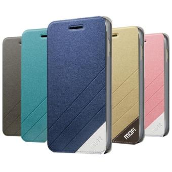 MOFI Custom Made for iPhone 6 Shockproof Horizontal Flip Leather Case with Holder (Blue)  - intl