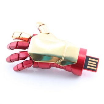 Iron Man 3 Gloves USB 2.0 Flashdisk - 16GB - Merah