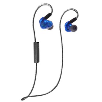 TimeZone Moxpad X90 HiFi Wireless Bluetooth V4.1 Stereo Dual DriverEarphone Sport Running Earbud Studio Music Headset withMic&(Blue)
