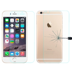 LOPURS 0.26mm Explosion-proof Front and Back Screen Protector Tempered Glass Film for iPhone 6