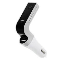 Multifunctional Bluetooth Car Charger with Car Full Frequency FM Transmitter / Stereo MP3 Player for iPhone 6s and 6s Plus, Samsung Galaxy Note 5 and S6 Edge+, and Most Bluetooth Mobile Devices(Silver)