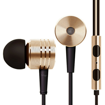 NAge MI Piston 2 In-Earphone With Mic - Rose Gold  