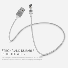 New WSKEN X-Cable Round Magnetic Fast Charging Cable For Apple Android Micro USB - intl