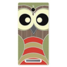 PC Plastic big eyes owl Case for OPPO FIND7 green