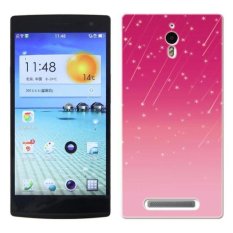 PC Plastic shooting stars Case for OPPO FIND7 pink