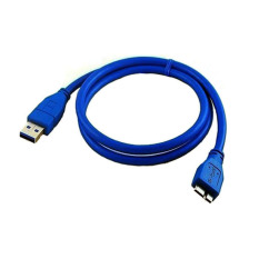Rexus Usb Kabel Hardisk External Speed USB 3.0 Panjang 1 Meter - Jogb122 - Biru