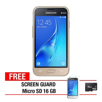 Samsung Galaxy J120 2016 8GB – Gold + Gratis Anti Gores + Micro SD
16GB