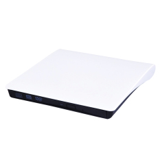 Slim external USB 3.0 CD DVD dvdrw burner writer drive for laptop white