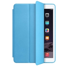 Smart cover case for ipad mini 2 3 Retina Case original flip fundas leather cases for apple logo ipad mini case(Ligh Blue)