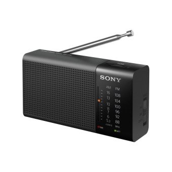Sony ICF - P36 Portable AM/FM Radio - Hitam  