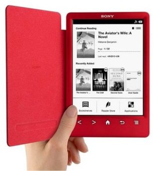 Sony PRS T3, BARU, Sony eBook Reader dengan Flip Cover Case