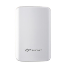 Transcend Harddisk Eksternal Storejet 25D3 - 1 TB - Putih