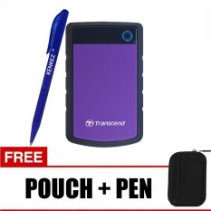 Transcend Storejet 25H3P 1TB USB3.0 AntiShock HardDisk External Portable 2.5