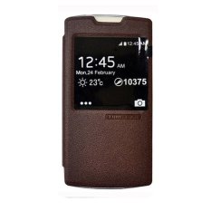 Tunedesign FolioAir Case for Oppo Find 7 Casing Cover Flip - Coklat