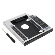 Vanker SATA 2nd HDD SSD Hard Drive Caddy for 12.7mm Universal CD/DVD-ROM Optical Bay - Intl