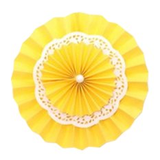 20CM/8 Inch Hanging Paper Fans for Party Wedding Decorations - INTL