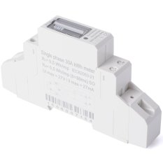 230V 50Hz 5(30) A KWH Meter DIN Rail Mounted Single Phase Small Power Meter - Intl
