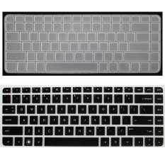 2pcs For HP 14inch laptop keyboard film suitable for models:G4 CQ45 new DV4 430 line 4, 431, for HP1000 protective film (black and Clear ) (Intl)