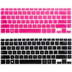 2pcs For Samsung 14inch laptop keyboard film suitable for models:355V4 730U3 450R4V 350V4 275E4 protective film (black and Pink ) (Intl)