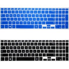 2pcs For Samsung 15.6inch laptop keyboard film suitable for models:370R5E 450R5V 470R5E 450R5U 370R5V 510R5E protective film (black and Blue) (Intl)