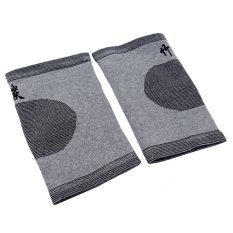 2X Knee Wrap Support Elastic Brace Patella Bamboo Charcoal Sport Pad - INTL