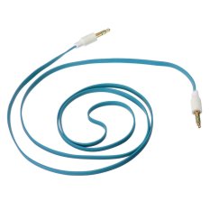 3.5mm Male to Male Car Audio Stereo AUX Cable Auxiliary For iPod MP3 CD Blue