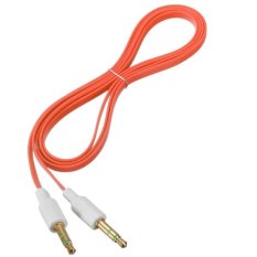 3.5mm Male to Male Car Audio Stereo AUX Cable Auxiliary For iPod MP3 CD Orange