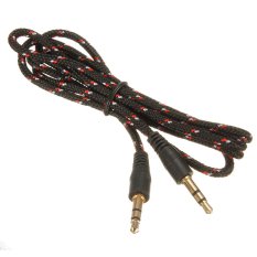 3.5mm Male to Male Stereo AUX Braided Car Cable Stereo Audio Adapters MP3 ipod - Intl