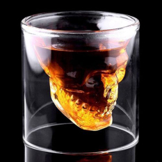 55 Ml Vodka Tengkorak Kepala Kaca Ware Hadiah Rumah Bar Minum Wiski Source · Kaca Kristal