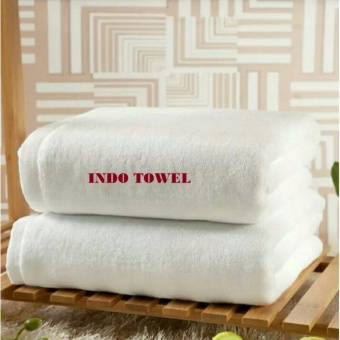 Bath Towel / Handuk Mandi Hotel Putih Full 100% Katun 70 cm x 140 cm