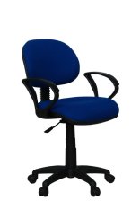 Ergosit Kursi Kantor Jasmine Arm - Biru - Khusus Jakarta