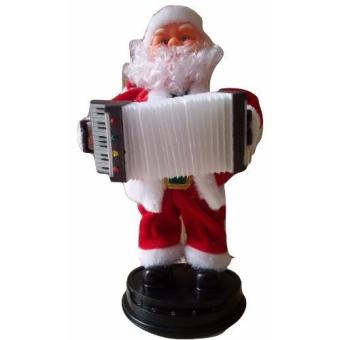 Mainan Natal / Christmas Santa Klaus bisa bergerak dan bernyanyi 30cm