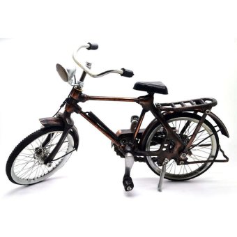Central Kerajinan Miniatur Sepeda Ontel Laki-Laki / Sepeda Onthel – Cokelat
