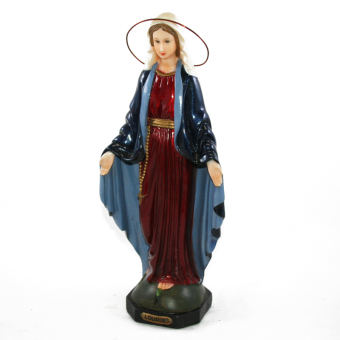 OHOME Pajangan 3D Vintage Keramik Poly Stone Bunda Maria Catholic Katolik - EV-SP-3620