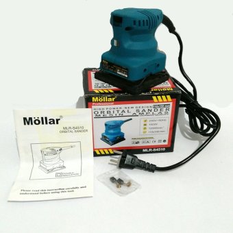 Mollar Mini Orbital Sander 110 x 100mm/ Mesin Amplas Mini Kotak