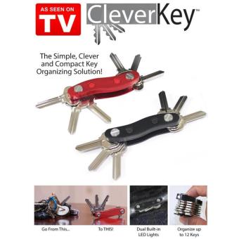 Fthree Clever Key Organizer / Holder Tempat Kunci Mini Praktis Multifungsi