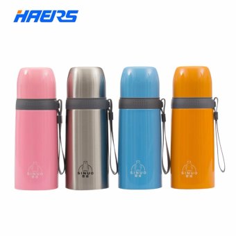 4 Colors Drinkware Stainless Steel Portable Vacuum Flask Bottle Straight NB-350F-4 - intl