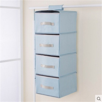 Jlove Handling Storage Pocket Clothes Storage Box With Storage Drawer Clothes Organizer Handling Pocket Set 30*30*80cm - intl