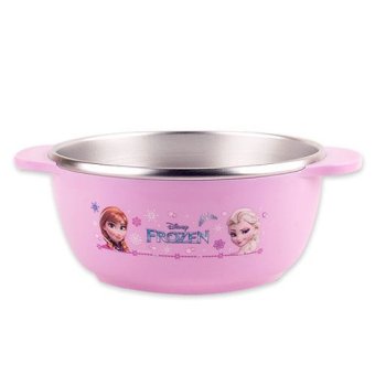 Disney Frozen Kid Stainless Large Food Bowl - Non Slip Bottom- intl