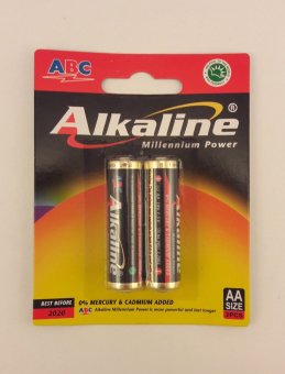 Alkaline Baterai ABC AA 1 Hanger @2Baterai