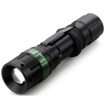 PROMO RAMADHAN - Tactical Flashlight Mini Senter XPE LED 320Lumens - W-36 - Hitam