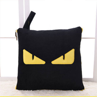 Little devil little monster is solid dual pillow cushions Pillow car blanket black devil